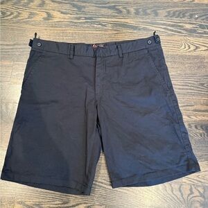 Prada Flat Front Black Shorts with Timeless Appeal. Vintage pre loved.
